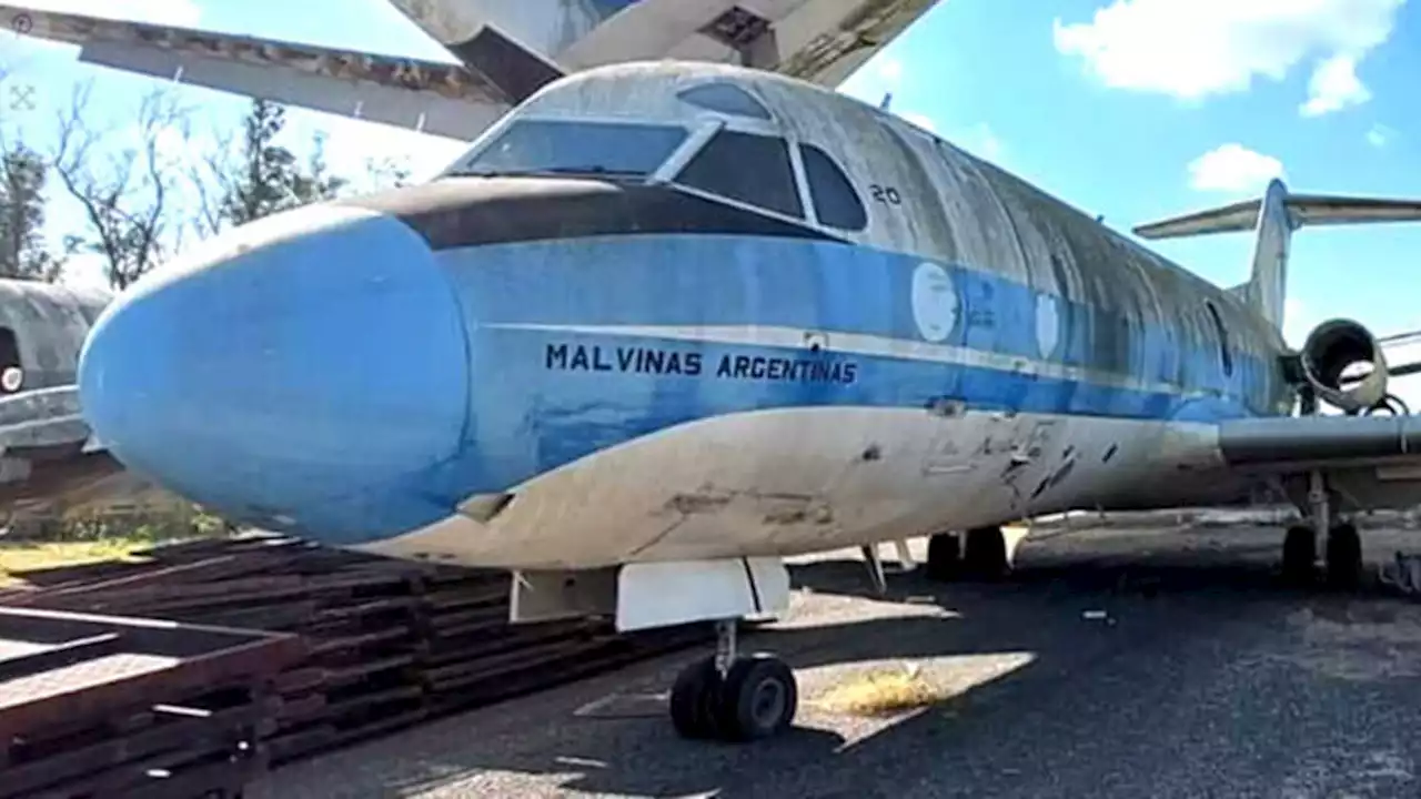 Córdoba: el Museo Malvinas recibirá este martes un avión histórico utilizado durante el conflicto con Gran Bretaña | El Fokker F-28 Mk 3000c