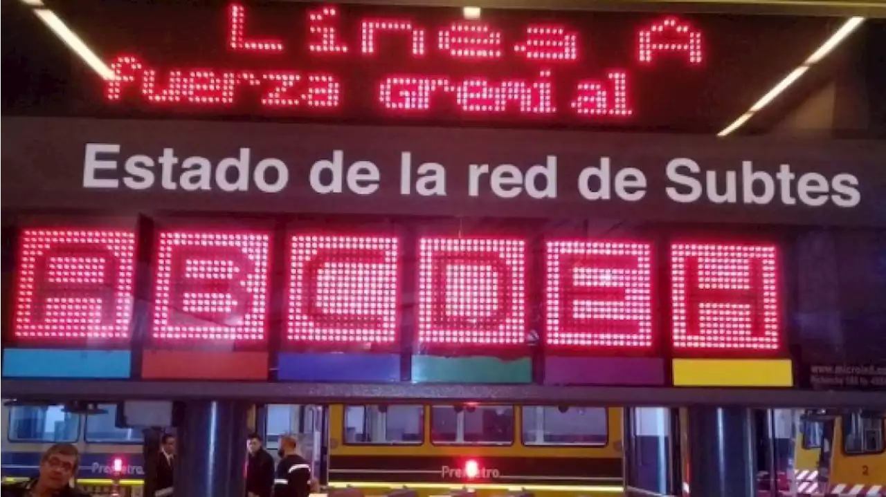 Los metrodelegados anunciaron un nuevo paro del subte para el miércoles 29