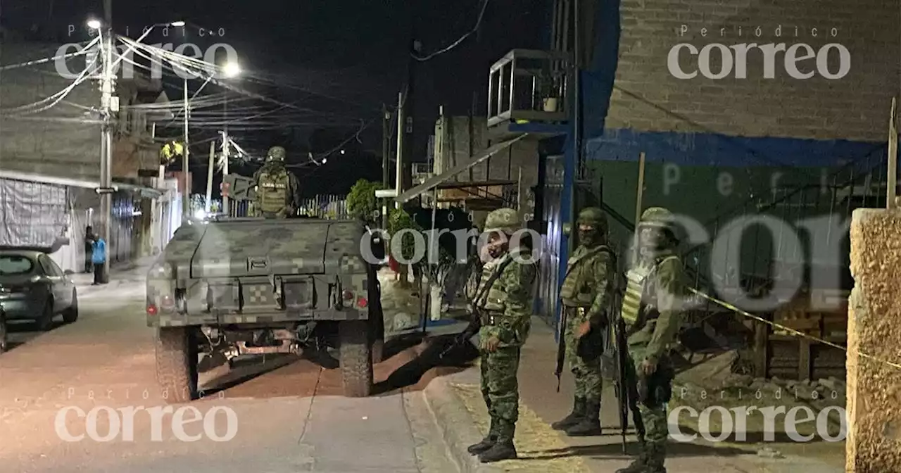 Balacera en la colonia Vibar de León deja dos muertos acribillados por elementos del Ejército