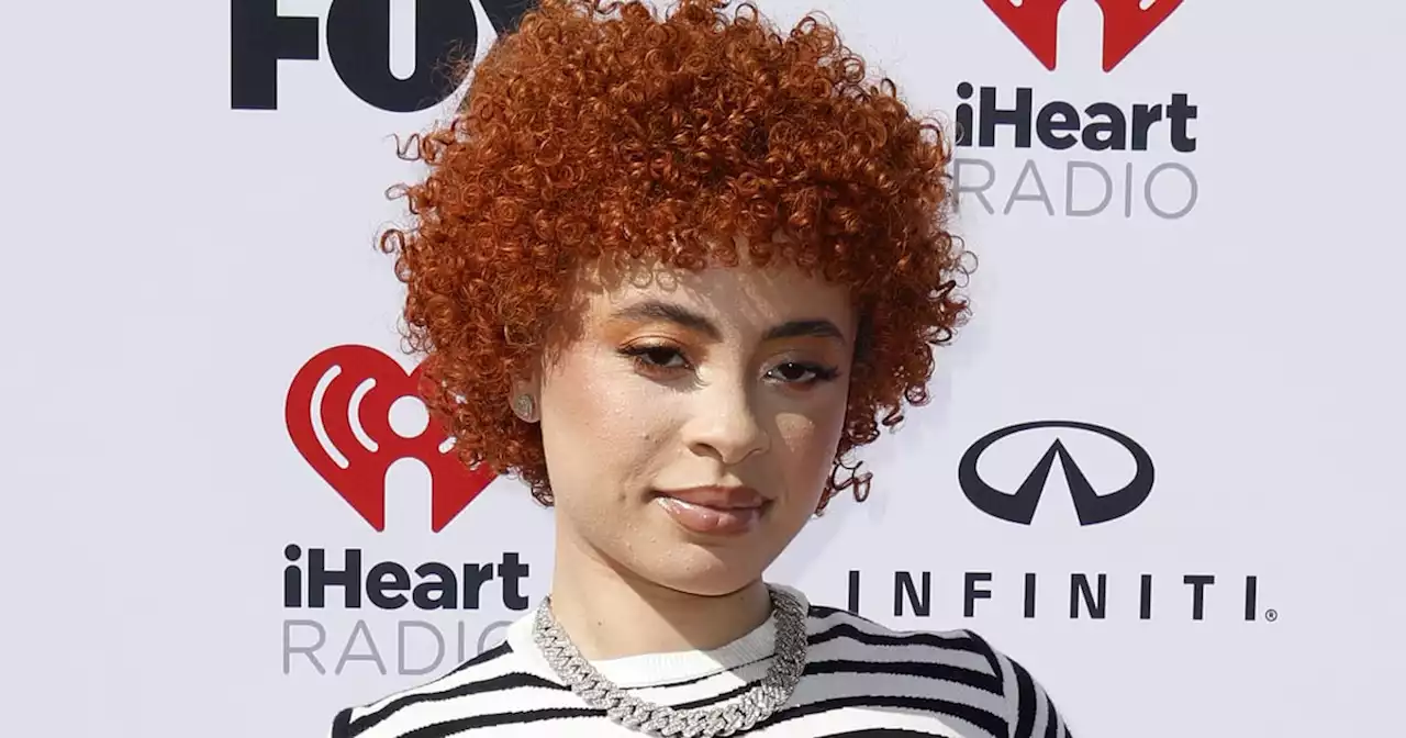 Ice Spice Looks Mesmerizing in an Optical-Illusion Minidress at the iHeartRadio Music Awards