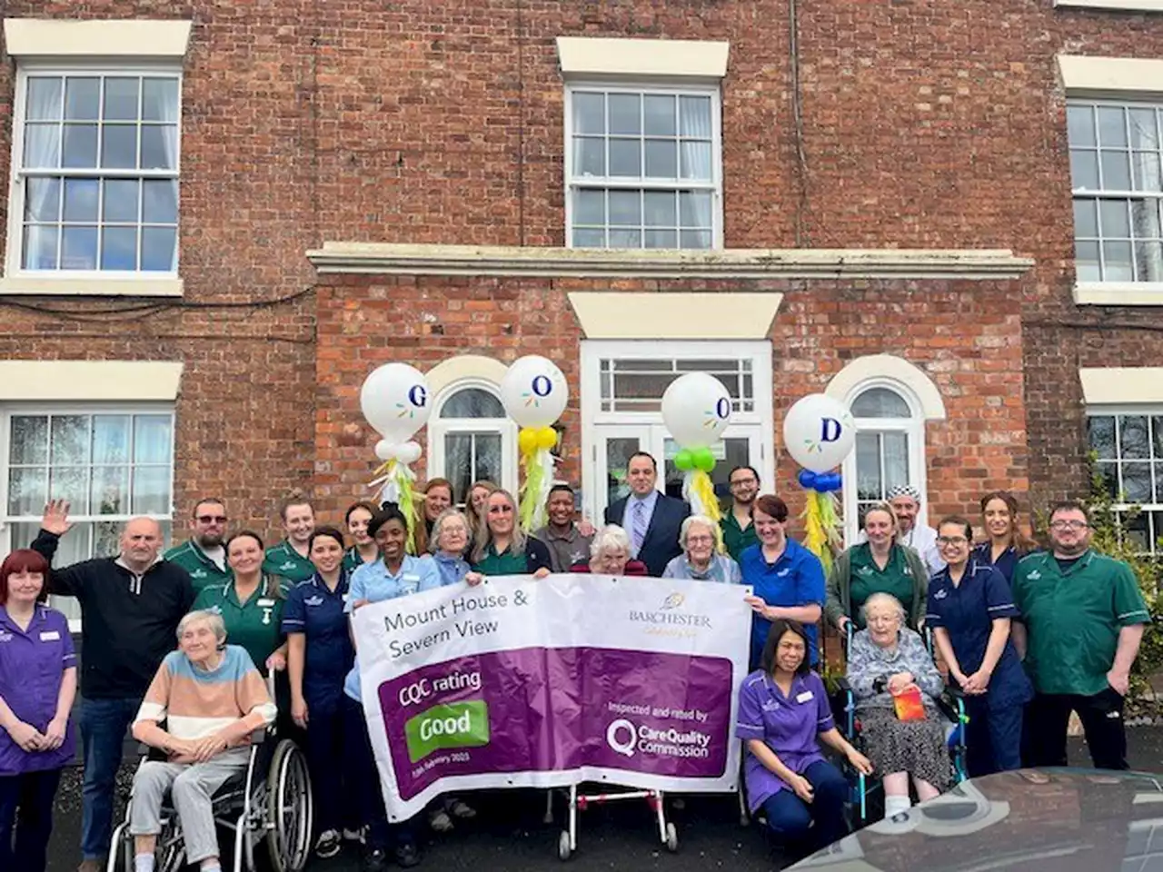 Shrewsbury care home celebrates good rating after inspection