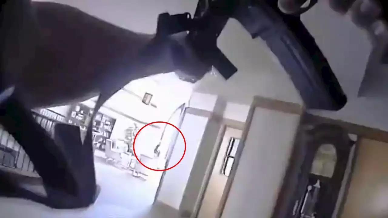 US police release confronting body cam video of school killer's final moments