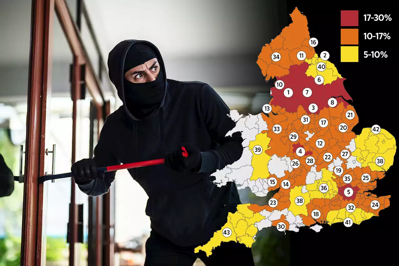 UK’s burglary capital revealed – is YOUR town top of the list?