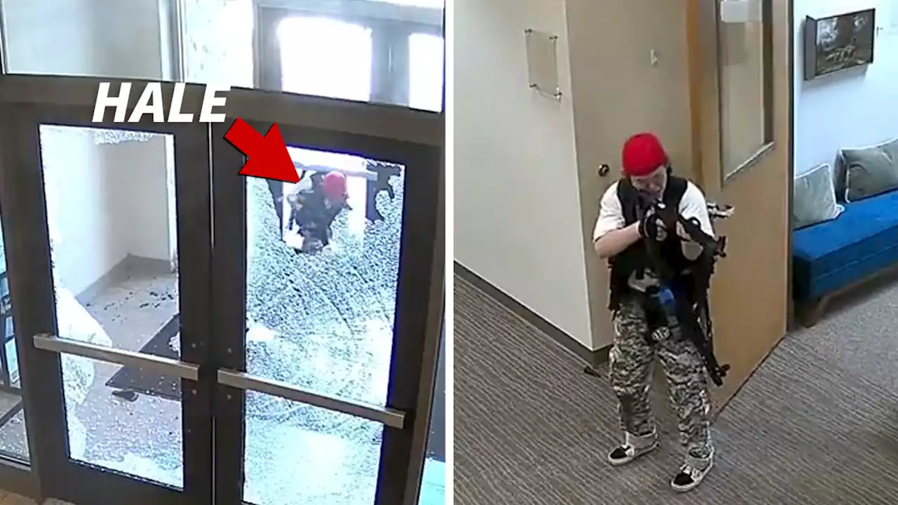 Dramatic New Video Shows Nashville Mass Killer Shooting Way Into School