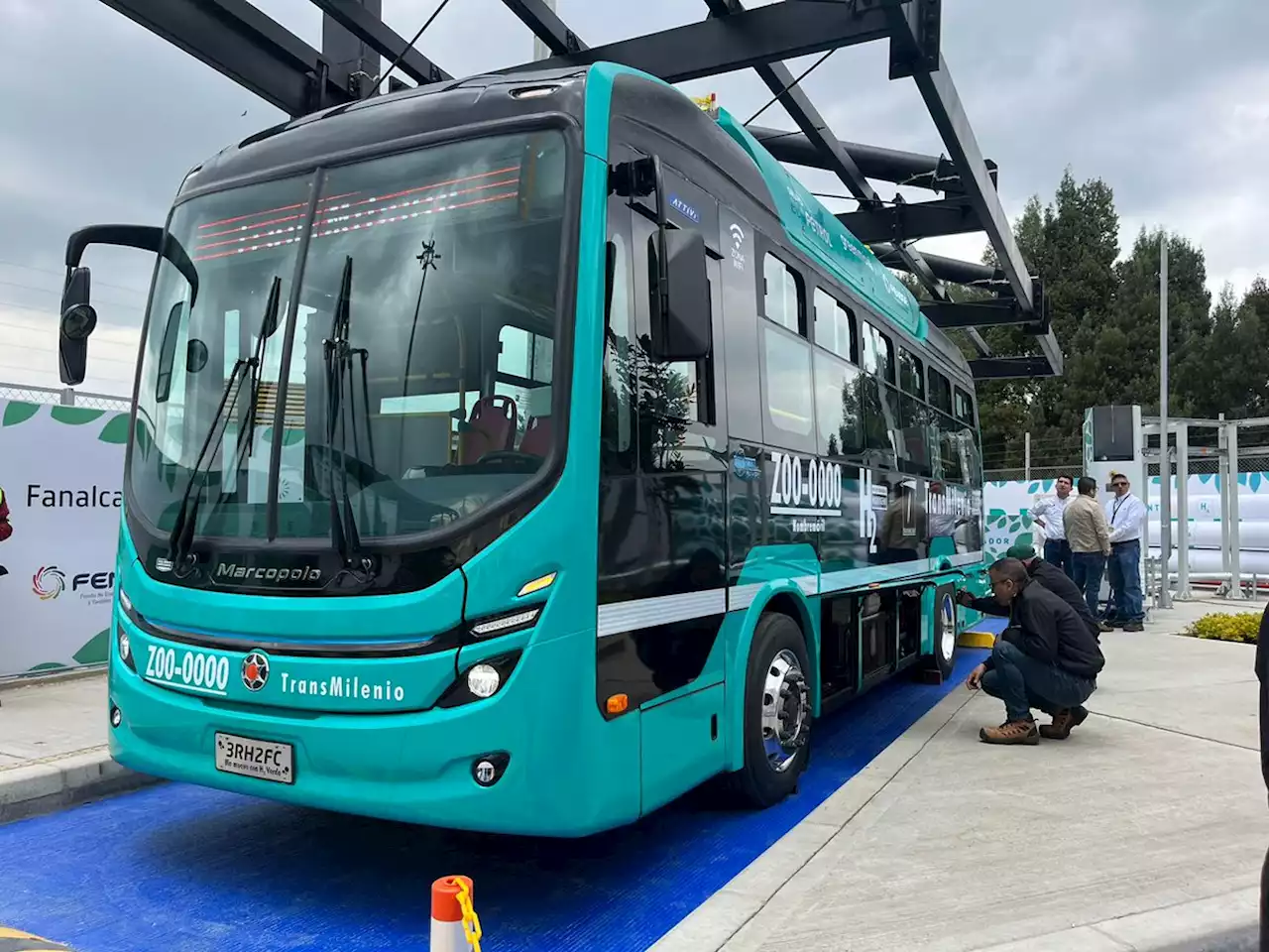 La Alcaldía de Bogotá prueba buses a hidrógeno en TransMilenio