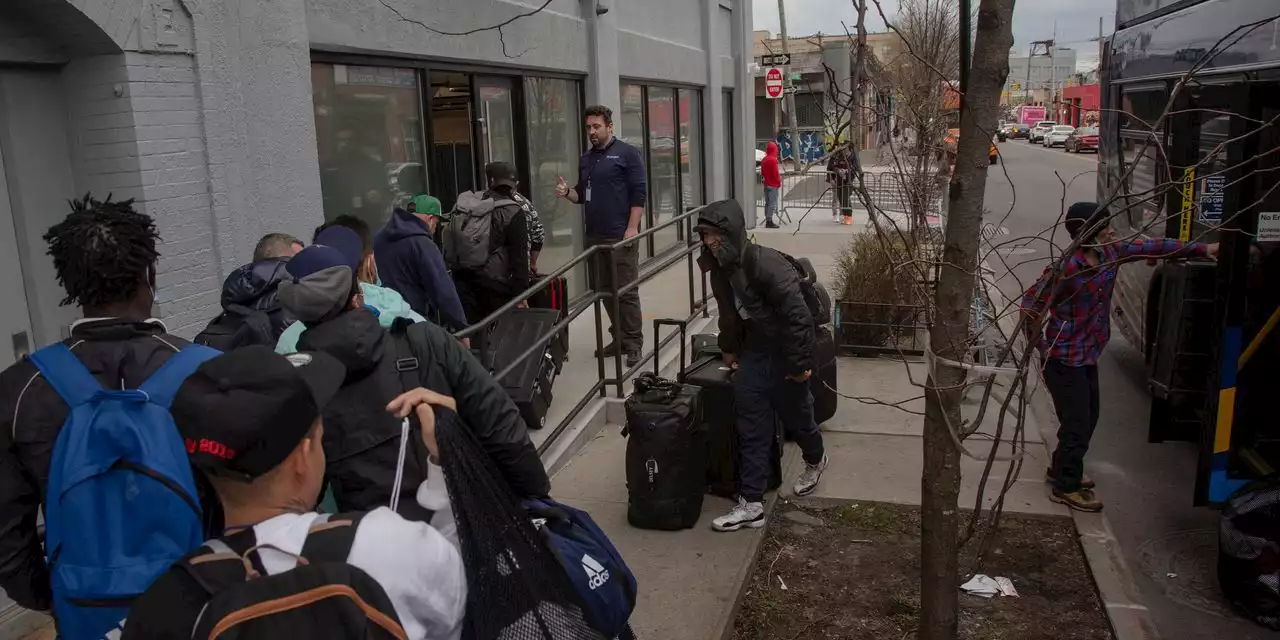 Times Square Office Building Is New York’s Latest Migrant Shelter