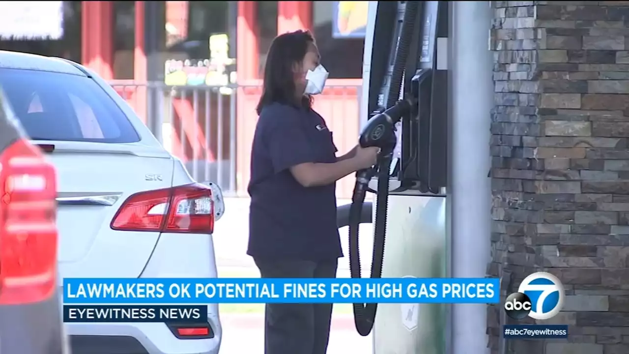 California lawmakers OK potential fines for high gas prices