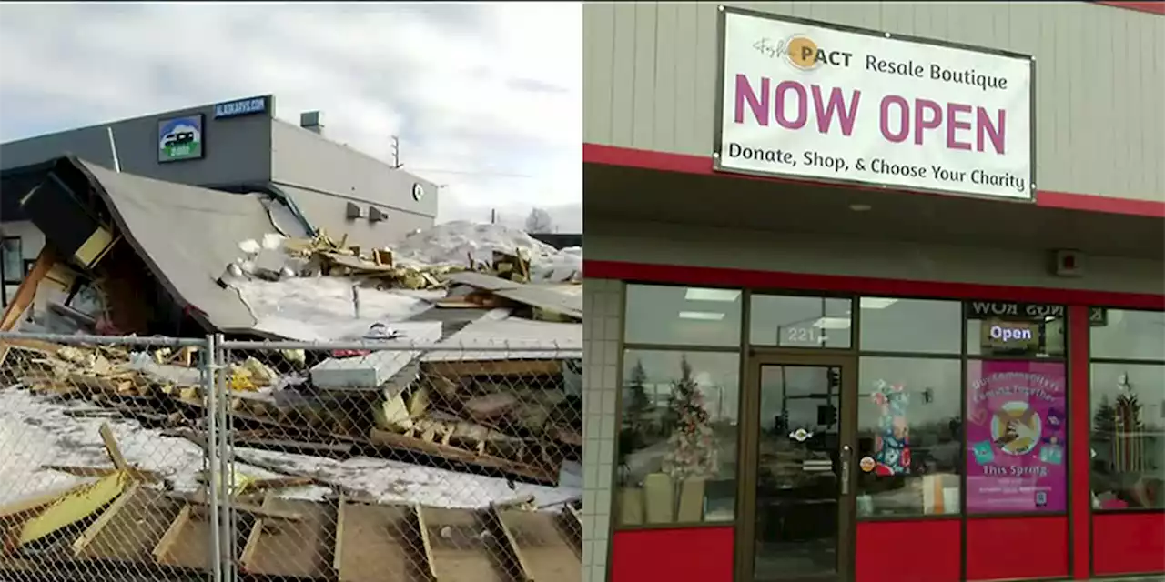 Anchorage woman rebounds from roof collapse with second business location