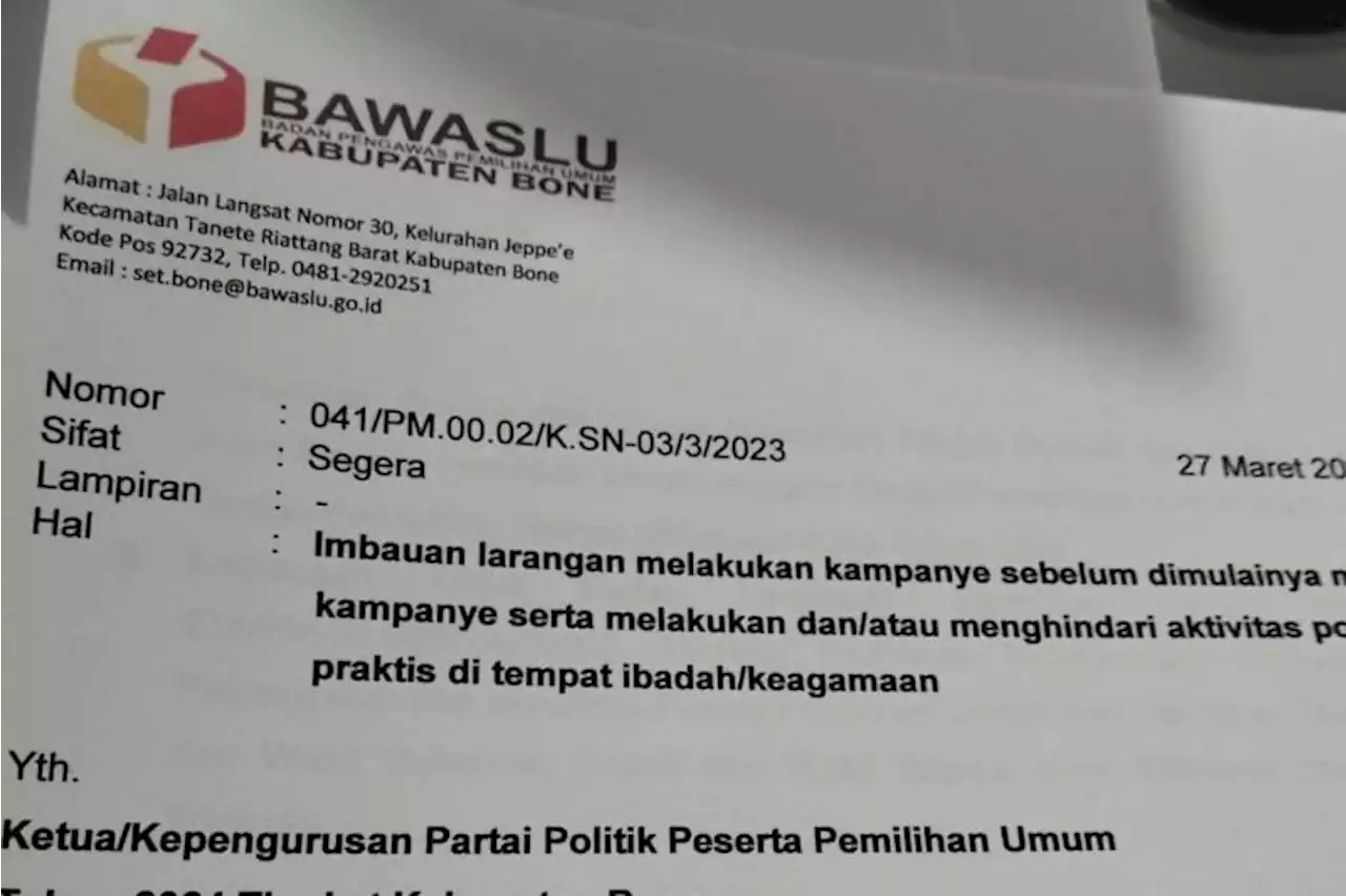 Bawaslu imbau Bacaleg tidak berkampanye di Bulan Ramadhan