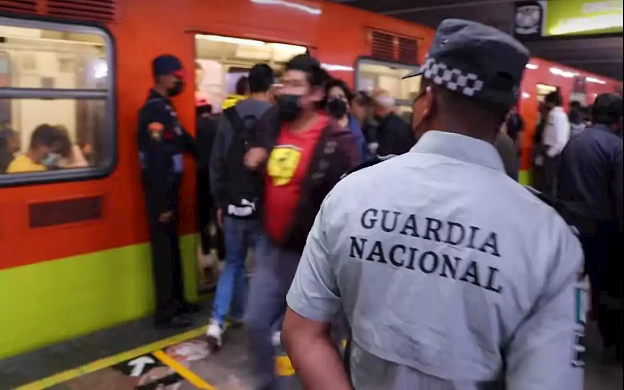 Tras 75 días en el Metro CDMX, Guardia Nacional comienza su retiro