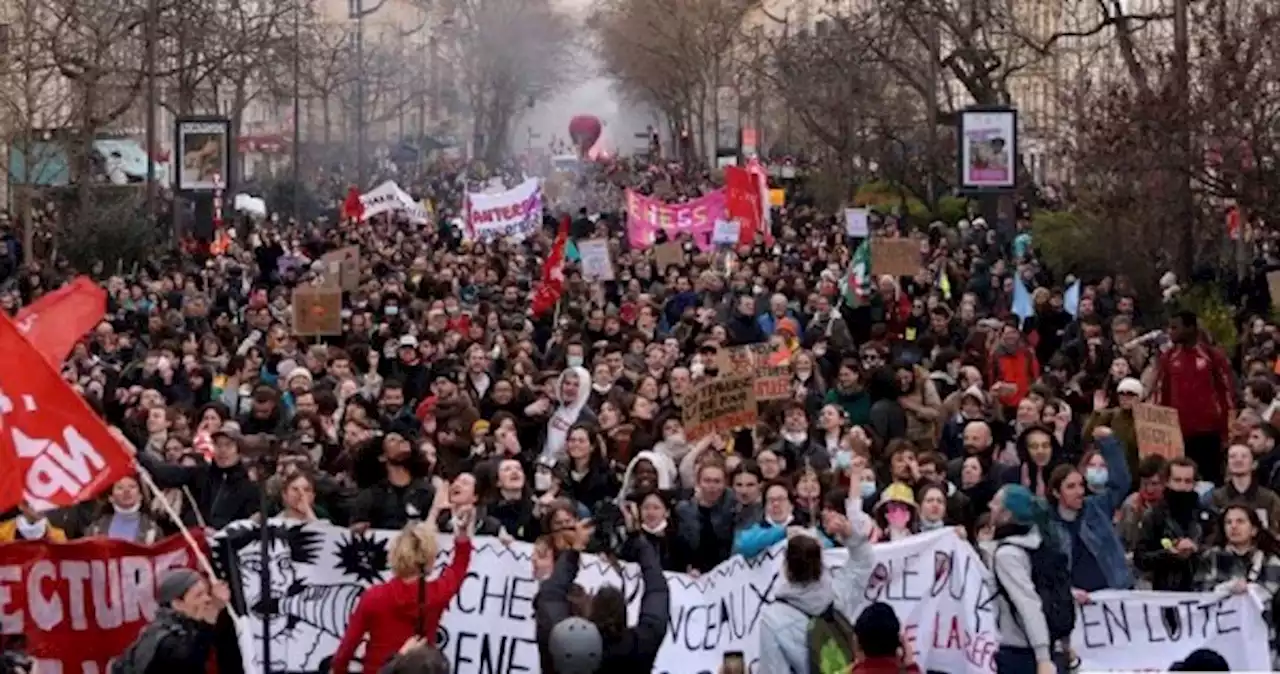 Clashes as French protesters rally against Macron's pension bill