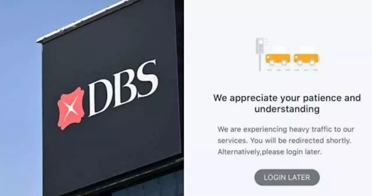 'Please log in later': DBS digibank, Paylah app services disrupted