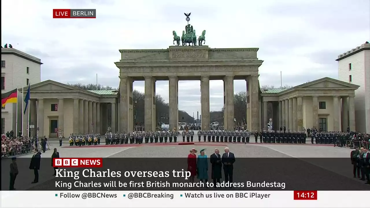 King Charles arrives in Berlin for first state visit as monarch - BBC News