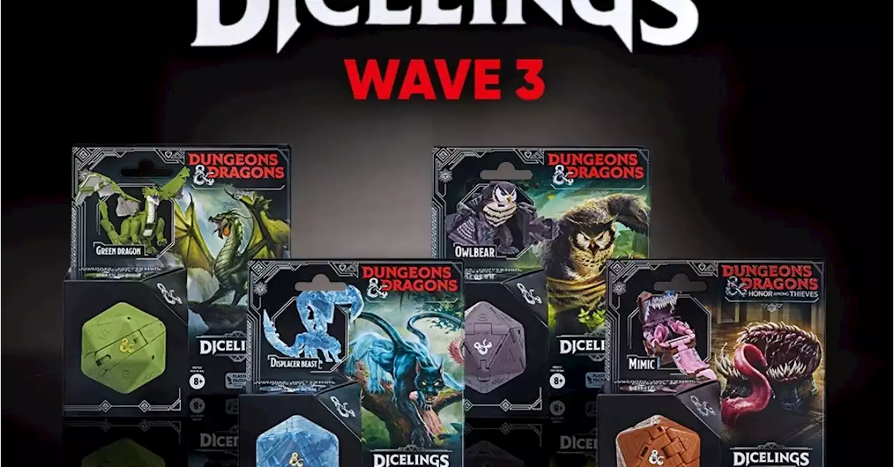 Dungeons & Dragons Mimic and More Beasts Debut for Hasbro’s Dicelings