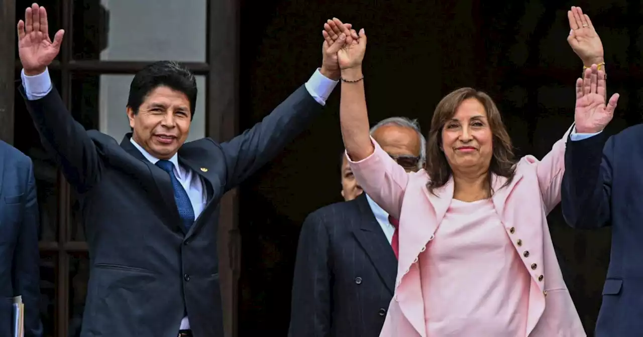 Perú: Fiscalía investiga a Dina Boluarte y Pedro Castillo por lavado de activos