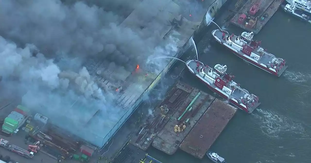 Only 8 barrels of evidence survived massive fire at NYPD warehouse in Brooklyn