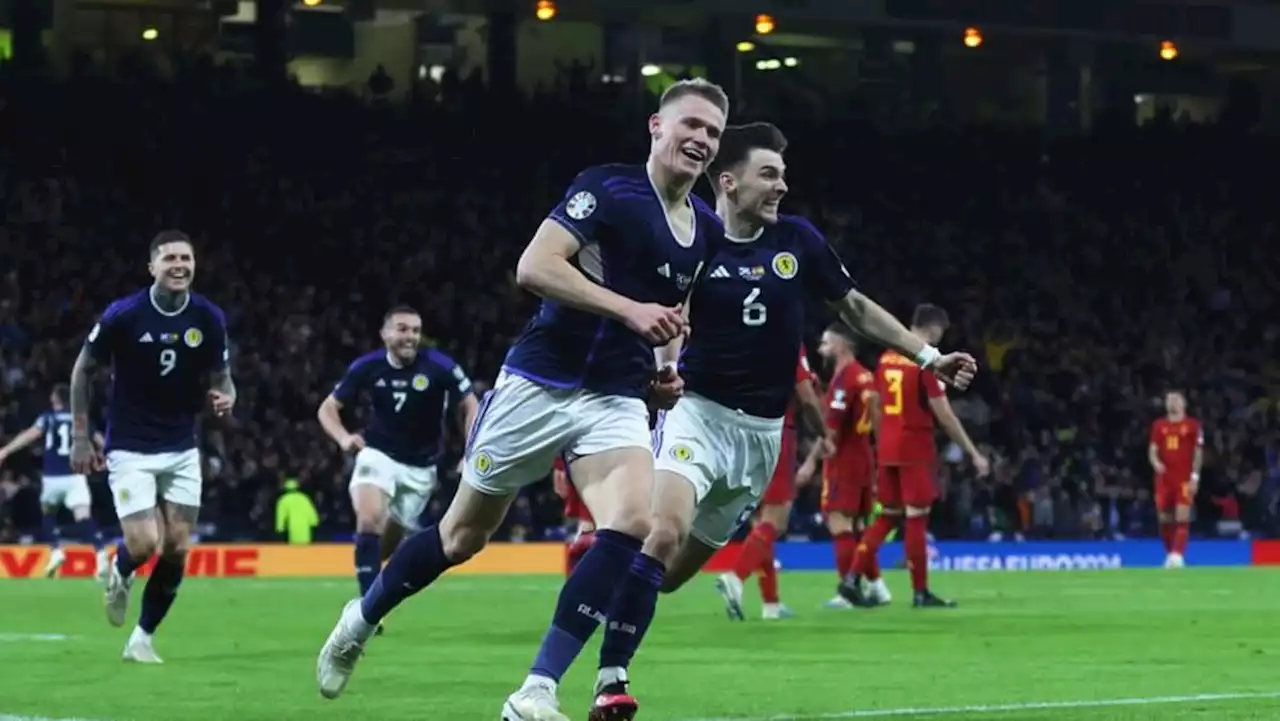 McTominay double gives Scotland famous win over Spain