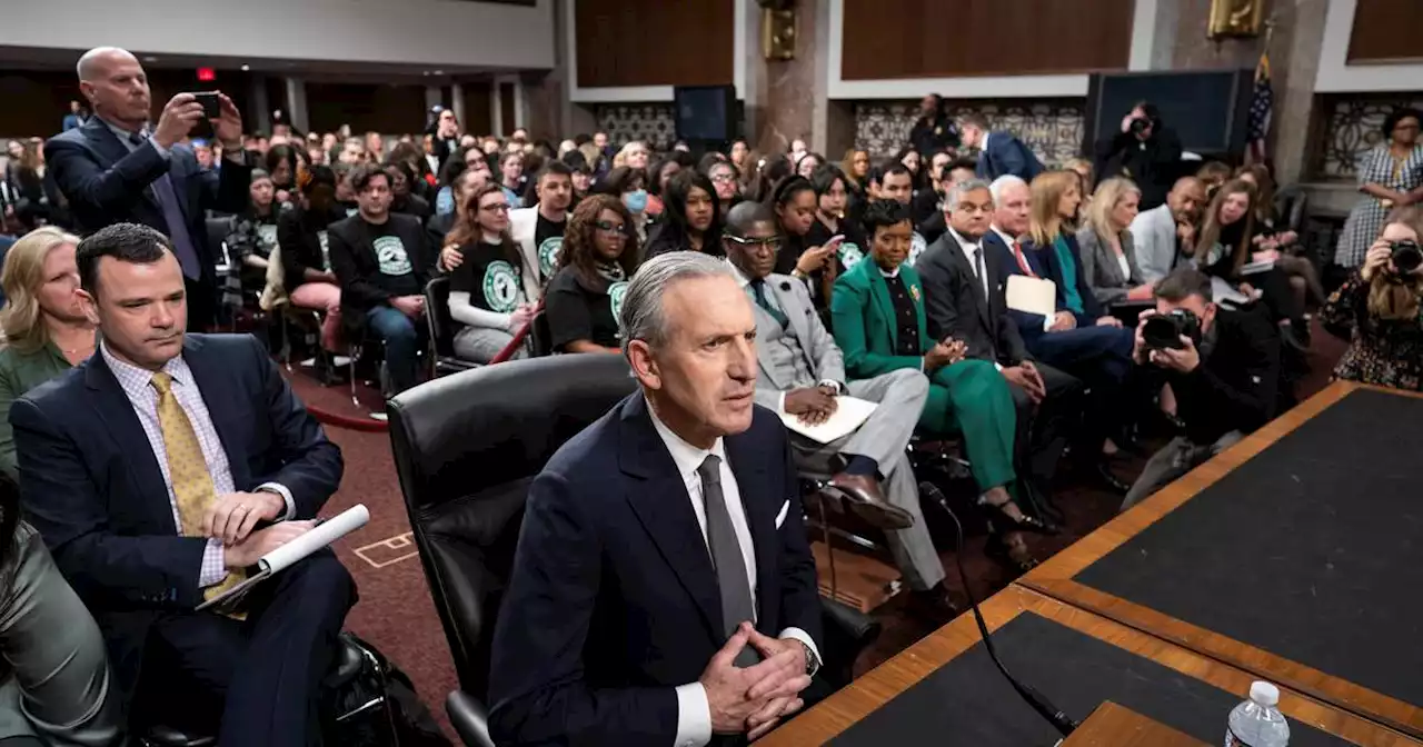 Starbucks’ Howard Schultz defends union stance before Senate