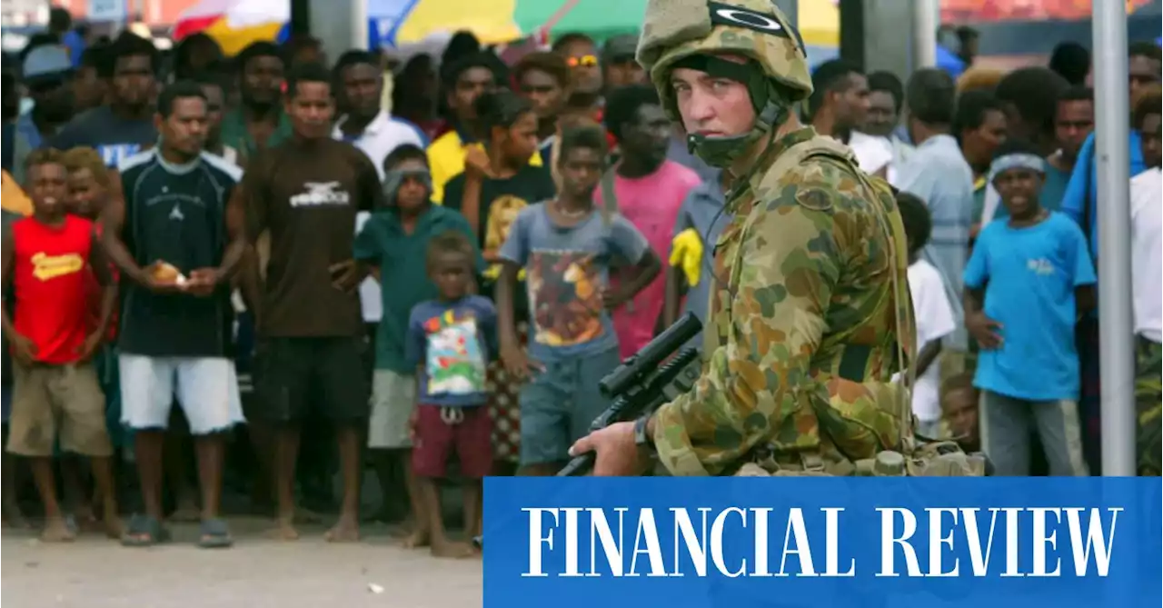 How Australia helped save Solomon Islands from itself