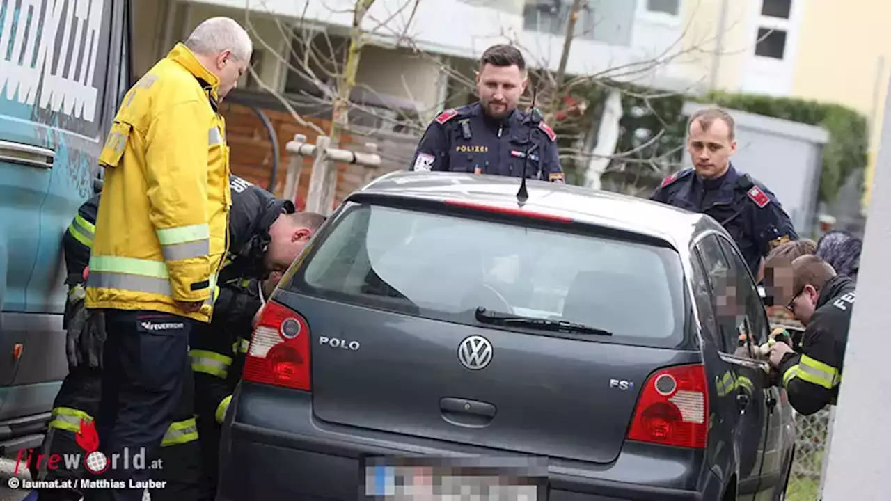 D: In Auto eingeschlossenes Kind in Wels