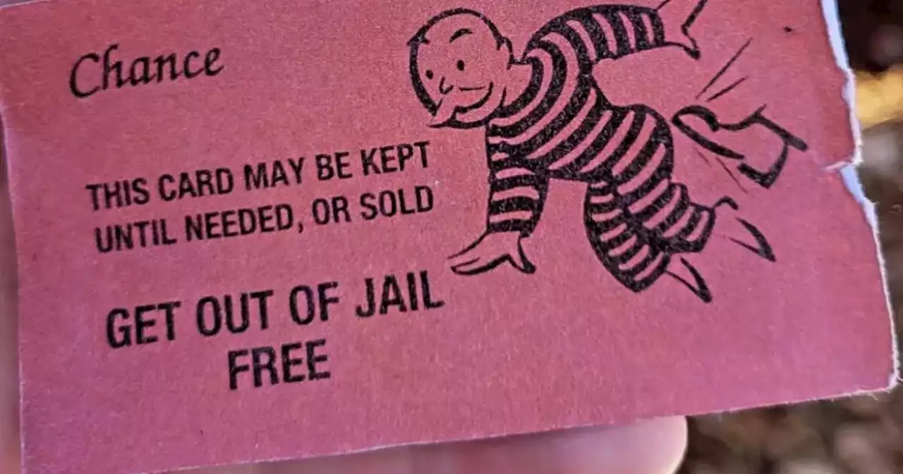 Driver hands deputy 'Get Out of Jail Free' card during traffic stop