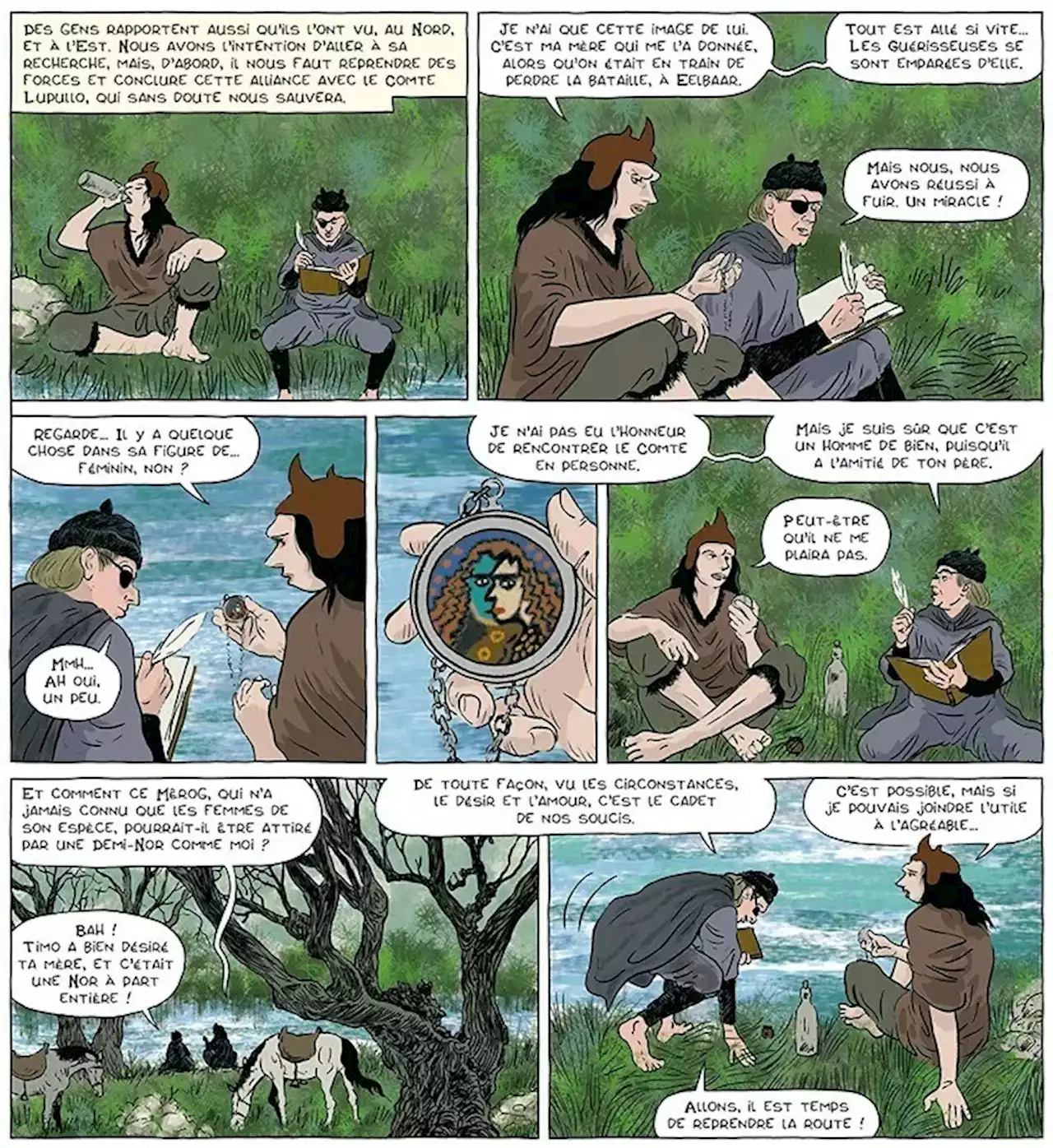 BD : 'Mégafauna' Tome 2 : 'Le livre des délices et des infortunes' : l'art de la guerre par Nicolas Puzenat