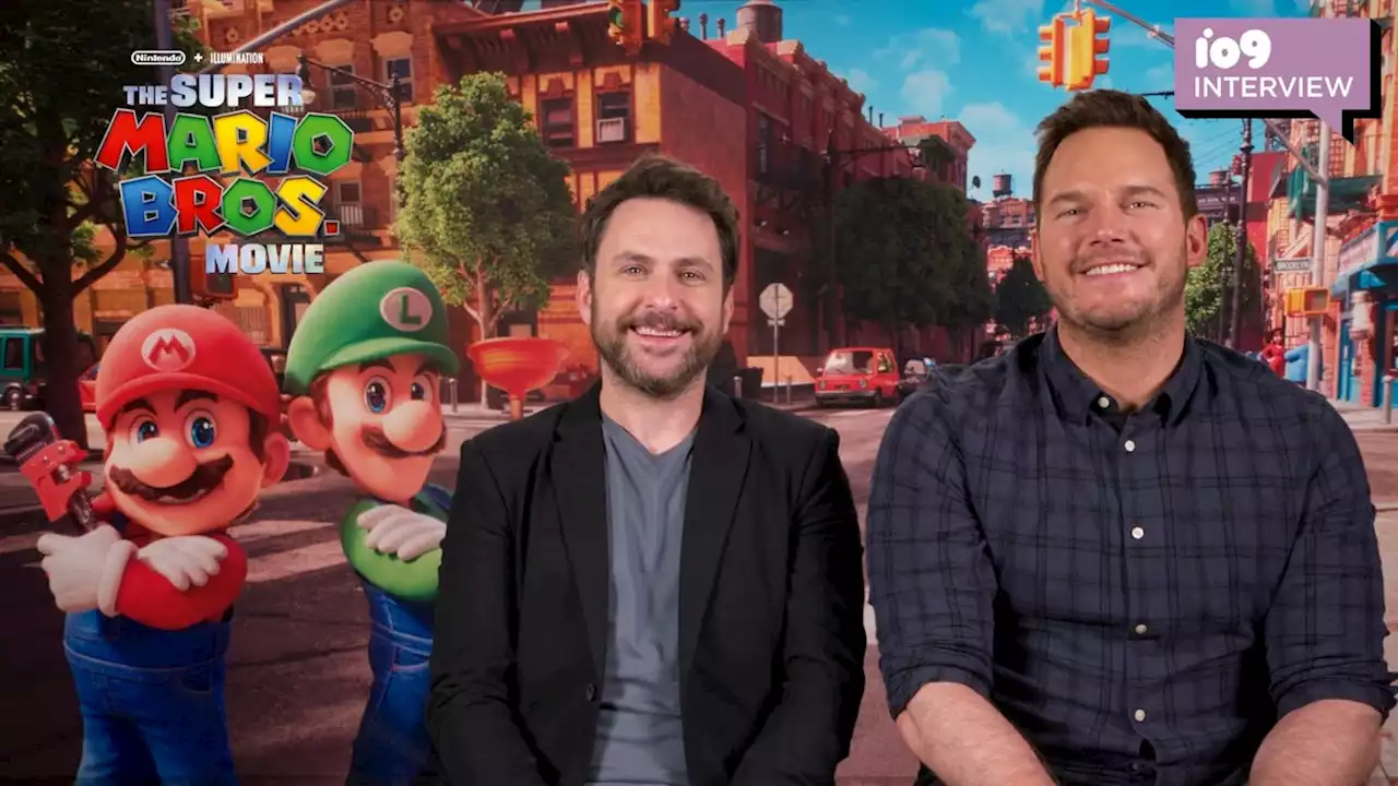 Chris Pratt Super Mario Interview W/ Charlie Day: Voices, Sequels,More