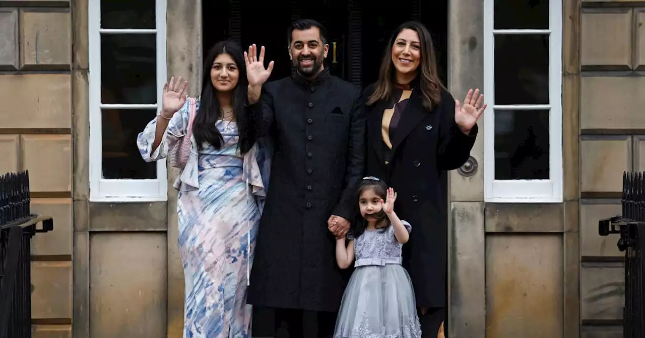 Humza Yousaf 'inspiring others' as he makes history as the first Muslim leader of Scotland