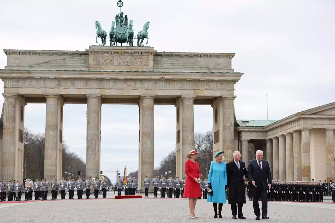 Charles III in Germany for his first foreign trip as king