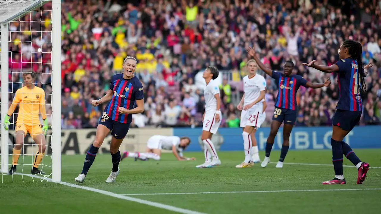 Barcellona-Roma femminile 5-1: giallorosse spazzate via, eliminate dalla Champions League | Goal.com Italia