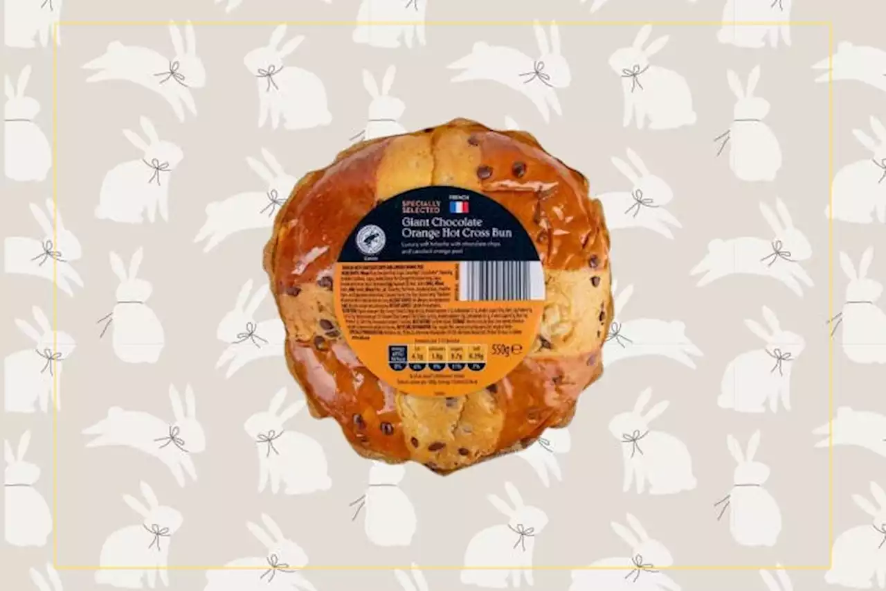 Aldi Launches Giant Chocolate Orange Hot Cross Bun