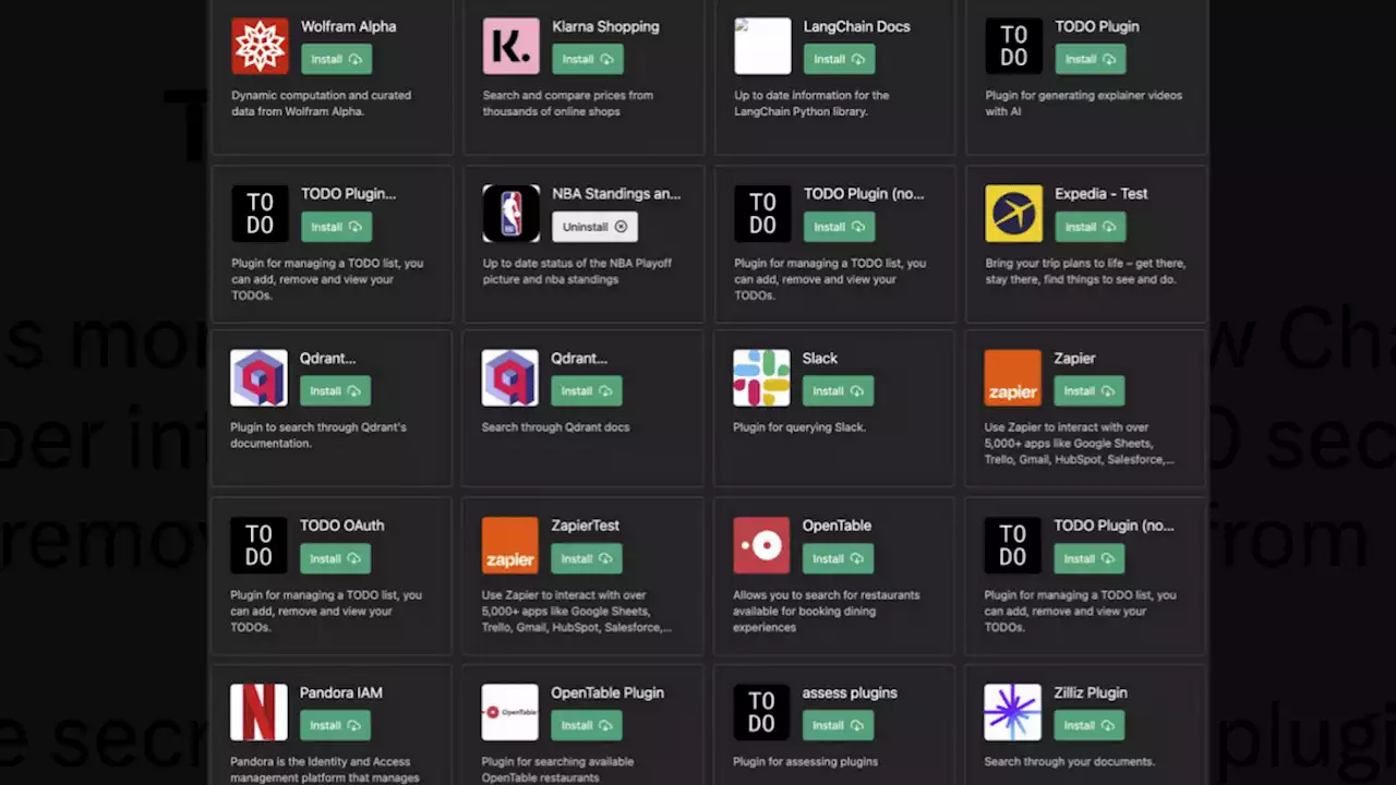 ChatGPT-API Hack: Mehr als 80 weitere Plugins stehen parat
