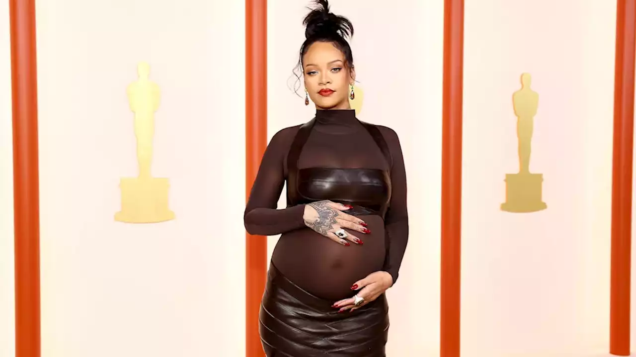 Rihanna shares rare baby update with new photos of growing bump