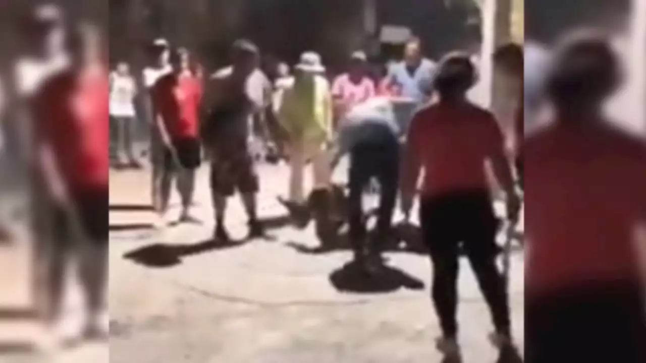 FUERTE VIDEO | Linchan a un hombre que realizó varios atracos en Yautepec: le dieron 3 balazos