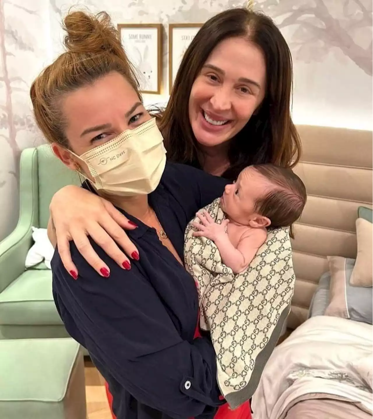 Fernanda Souza conhece filho caçula de Claudia Raia | Celebridades | O Dia
