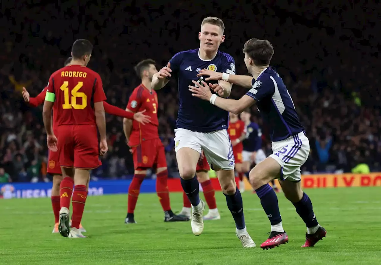 Spain suffer shock defeat at Scotland in EURO qualifier | KickOff