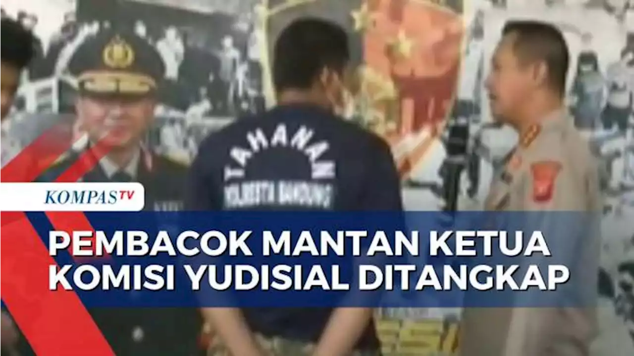 Polisi Tangkap Pembacok Mantan Ketua Komisi Yudisial, Ini Motif Pelaku!