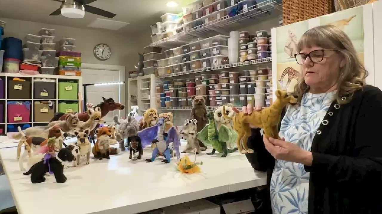 Southern Utah woman uses wool to create intricate animals