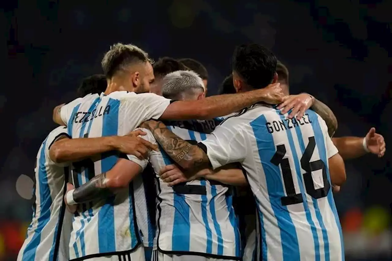 Argentina - Curazao: los goles de Nicolás González, Enzo Fernández y Di María en la fiesta del seleccionado