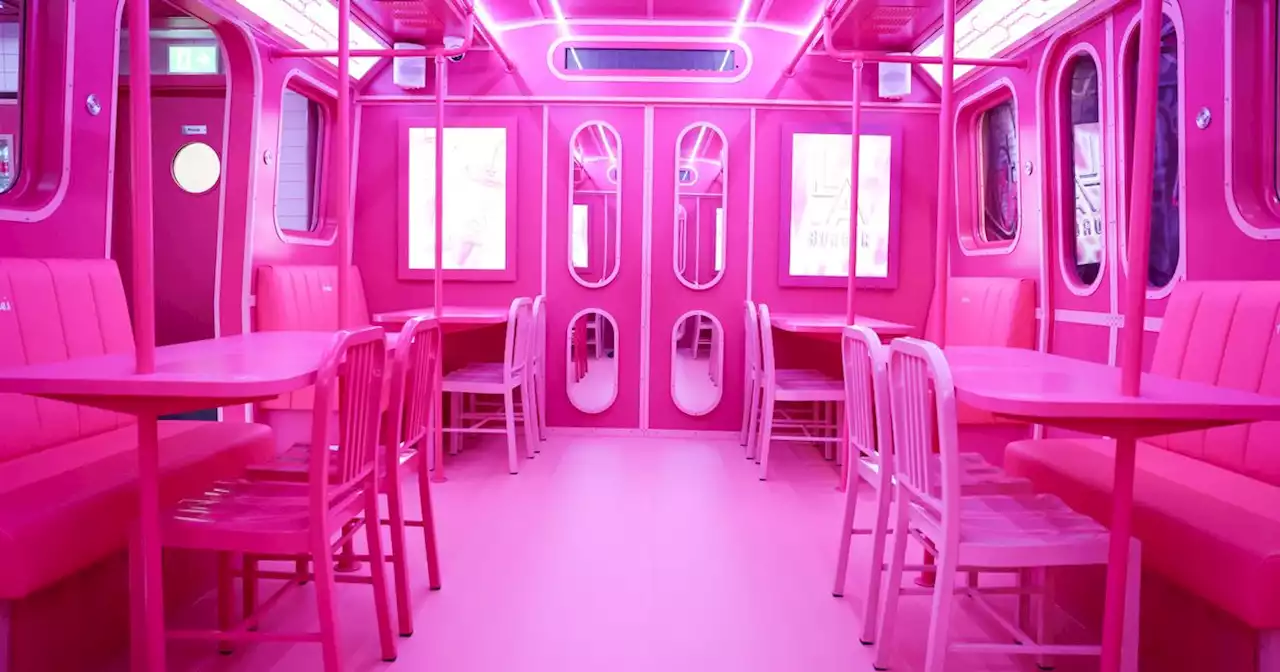 Underground pink subway opens inside £1m Archie's burger joint