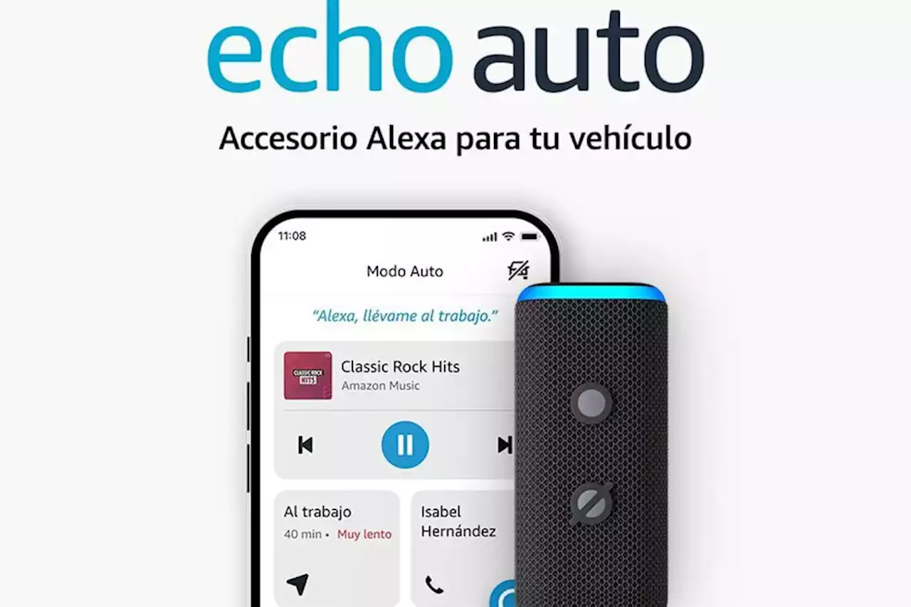 Amazon Echo Auto ya está en México: lleva a 'Alexa' y todas sus funciones directamente en tu auto