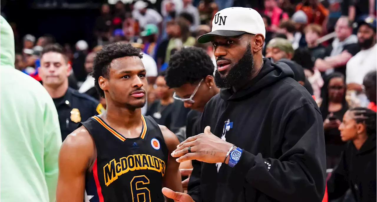 Here's How Bronny James Fared in 2023 McDonald's All-American Game