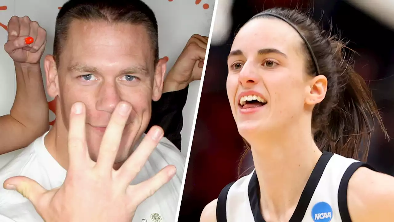 John Cena Gives Shoutout to Caitlin Clark After Viral Celebration