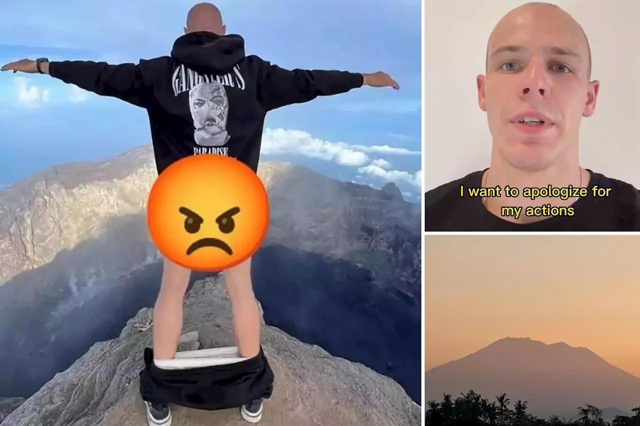 Russian tourist to be deported for mooning Bali’s sacred peak in viral photo