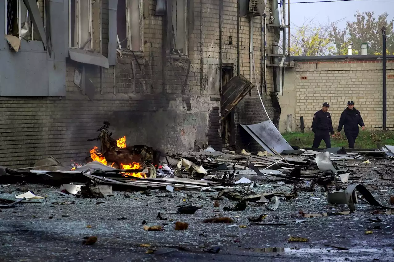 Ukraine strikes Russian-held city as talk of counterattack grows