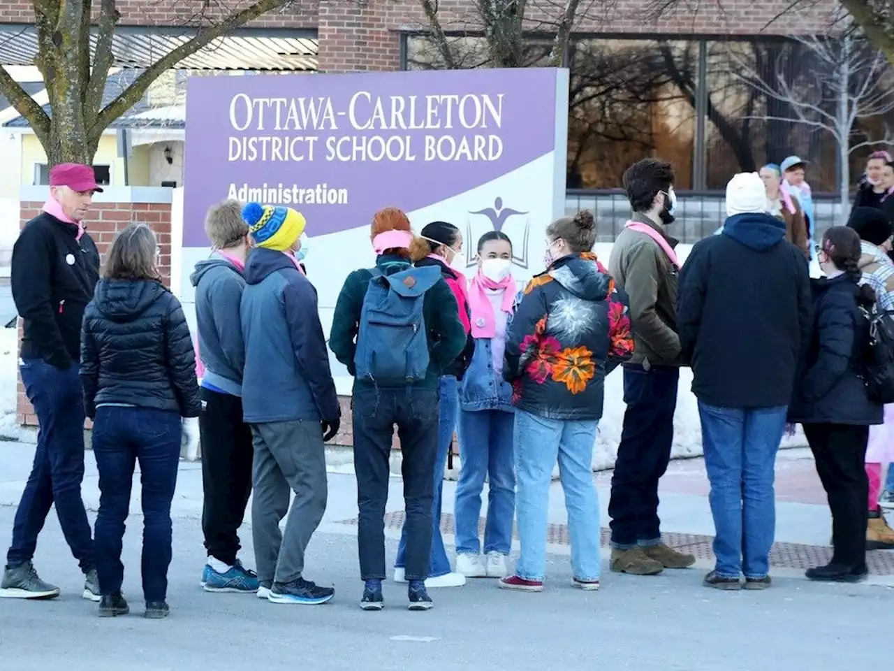 School board meeting: Majority of an overflow crowd turned away