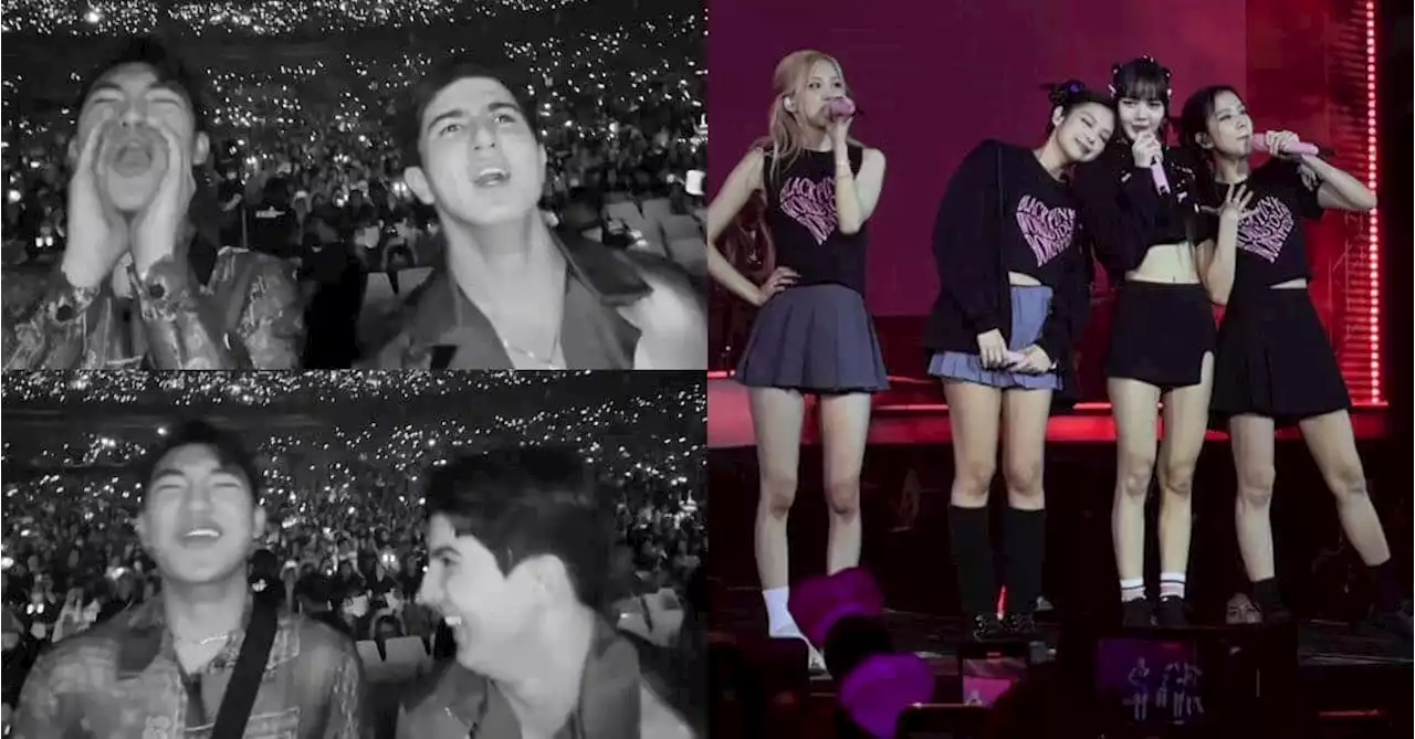 Darren Espanto, Mavy Legaspi fanboy hard at Blackpink Phl concert - Latest Chika