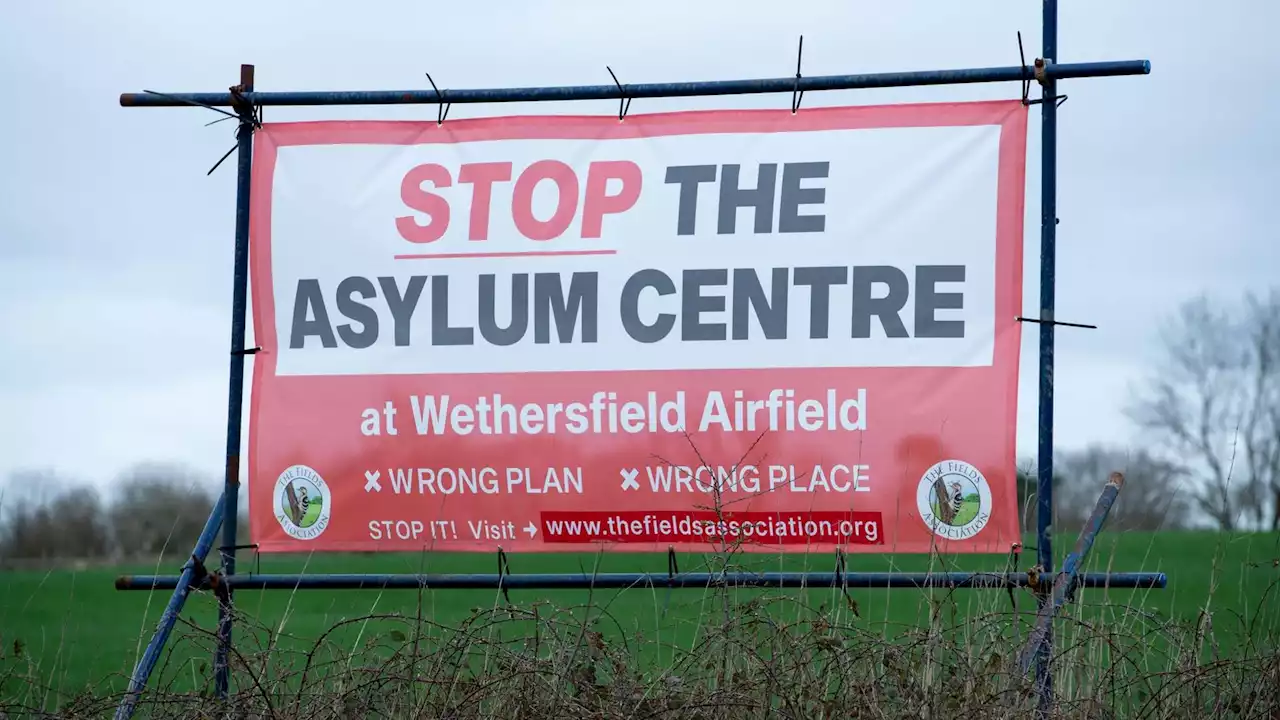 Conservative-led council preparing legal action to stop asylum seekers being housed in RAF base