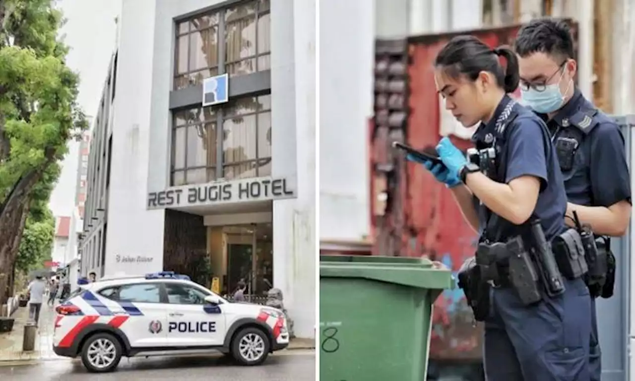 Woman, 19, found with lacerations in Bugis hotel arrested, 4 others nabbed after manhunt