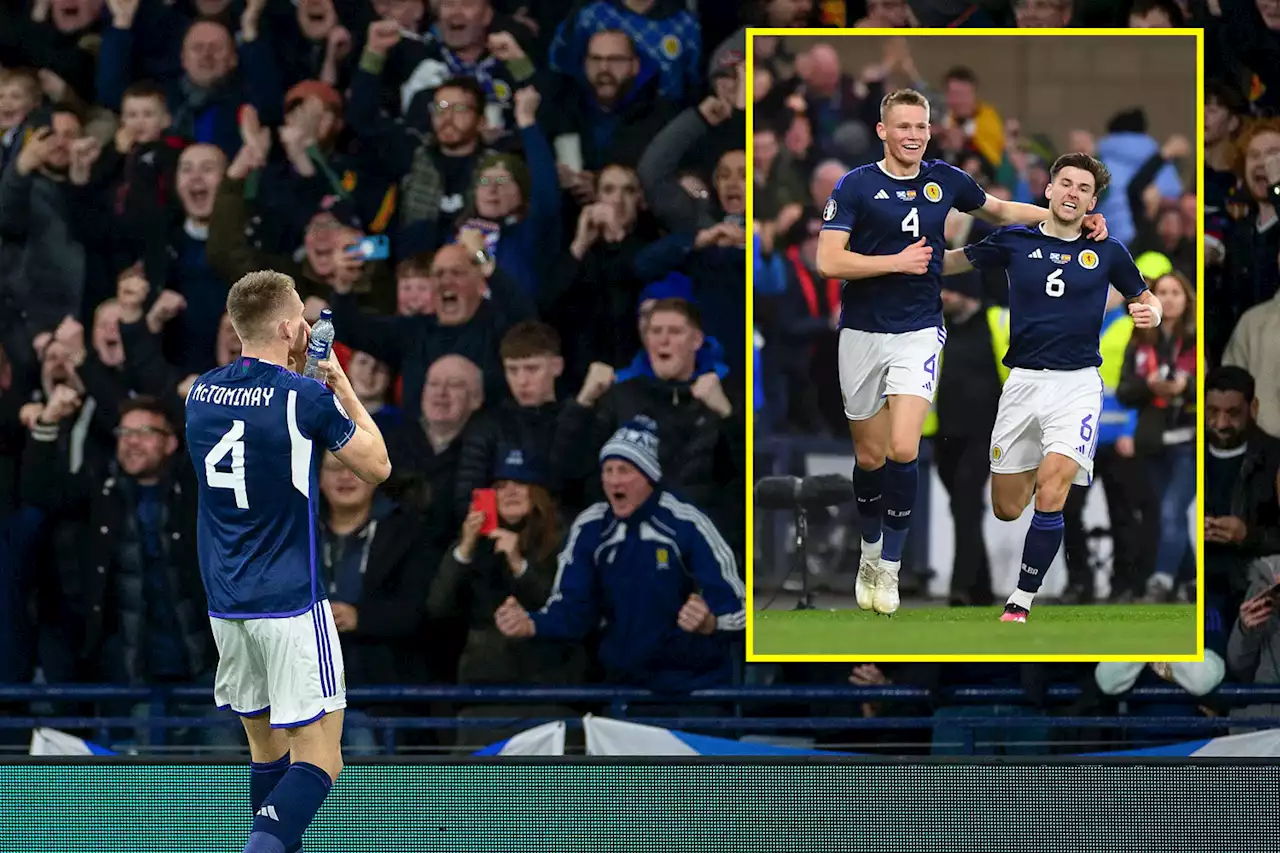 McTominay and Tierney combine as Scotland claim first win over Spain since 1984